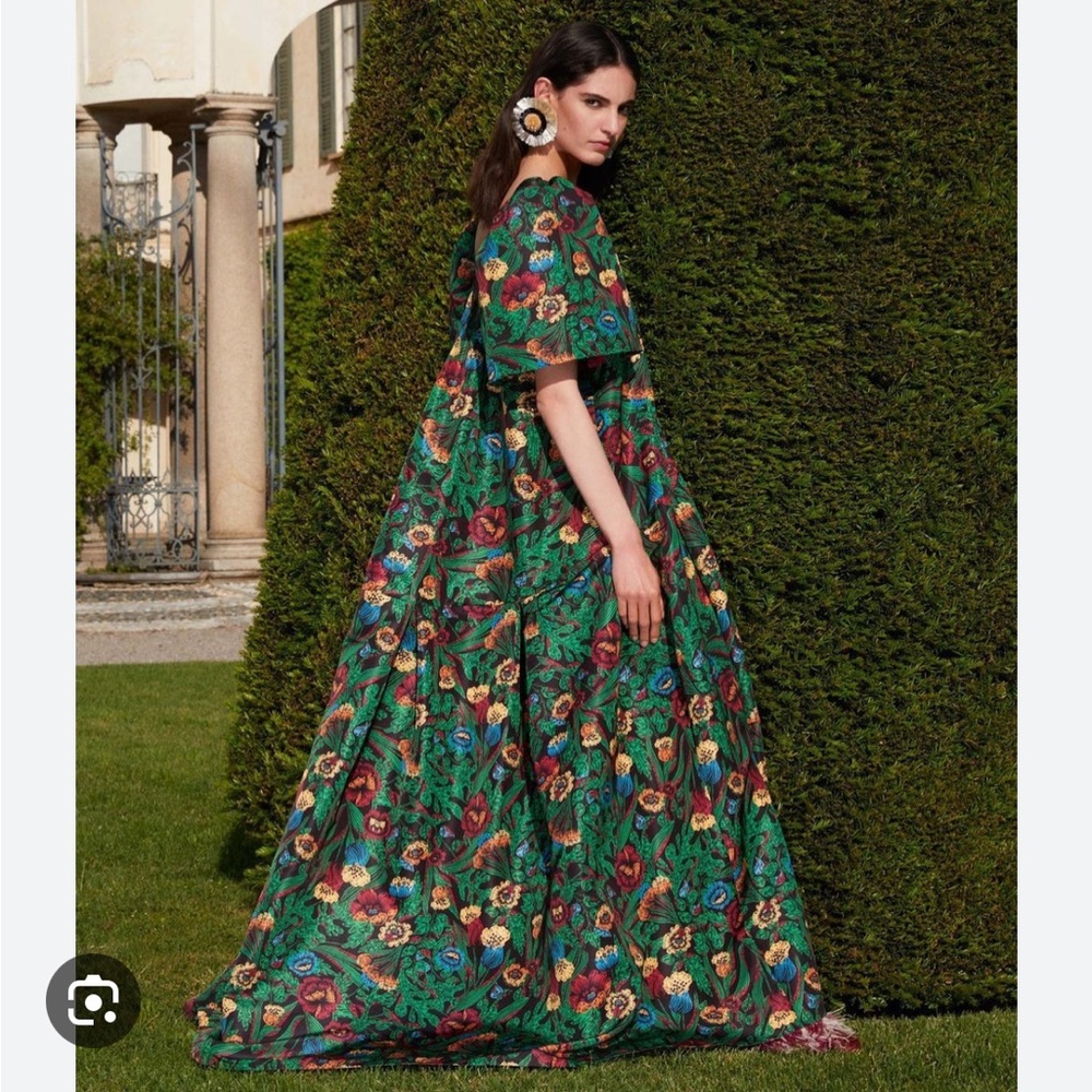 La DoubleJ Boom Dress in Night Garden Faille. Size XS, would fit M/L